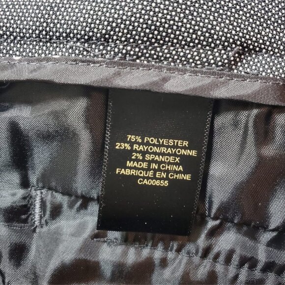 RW&CO Women Madison Pants Size 8 Mid Rise Black Wide-Leg Office Career - Picture 5 of 13